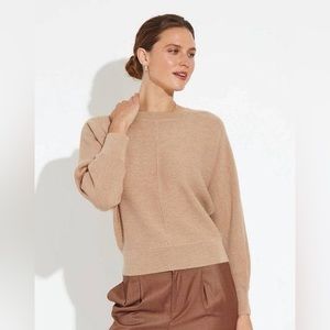 The Reset Tan Crew Neck Sweater